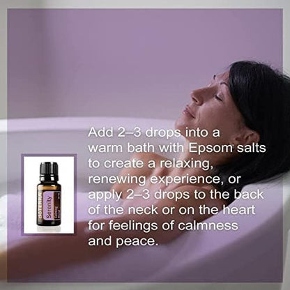 doTERRA Serenity Restful Blend - 15 ml Essential Oil | Calming Sleep Aromatherapy