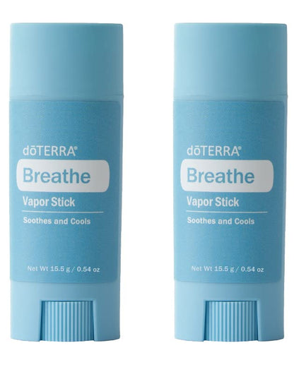 doTERRA Breathe Vapor Stick 12.5g/0.4oz - 2 Pack | Portable Respiratory Support