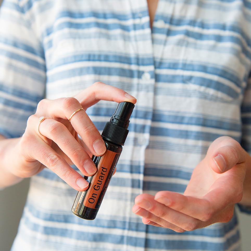 doTERRA On Guard Sanitizing Mist - 27mL (2 Pack) | Travel-Size Germ Shield