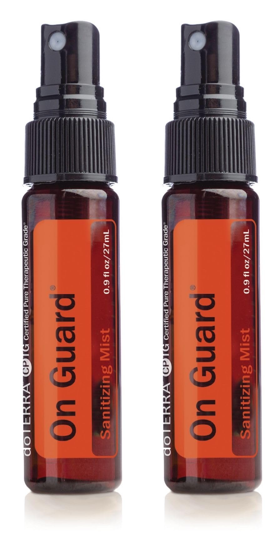doTERRA On Guard Sanitizing Mist - 27mL (2 Pack) | Travel-Size Germ Shield