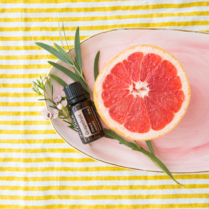 doTERRA Grapefruit Essential Oil 15 ml (2 Pack) - Pure Citrus Aromatherapy