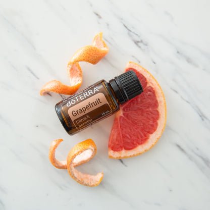 doTERRA Grapefruit Essential Oil 15 ml (2 Pack) - Pure Citrus Aromatherapy
