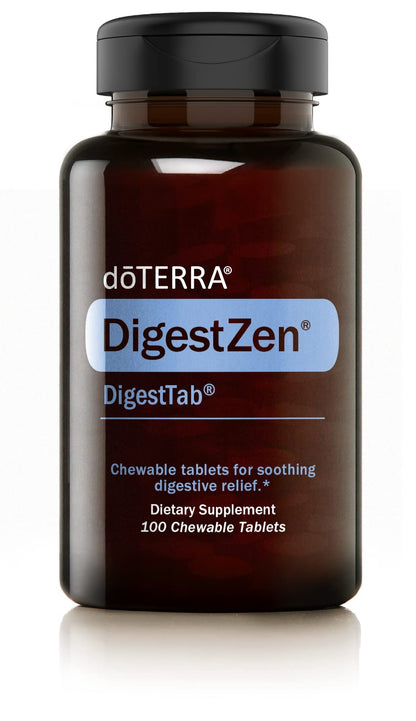 doTERRA DigestZen DigestTab - 100 Chewable Tablets | Digestive Support