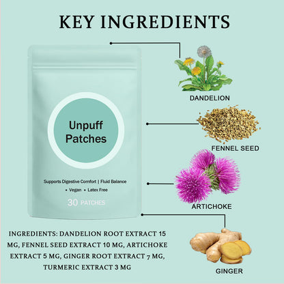 QUZOYU Double Cleanse Bundle – 30 Unpuff Patches + 30 GLP-1 Patches