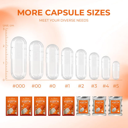 Empty Gelatin Capsules Size 3 – 100 Count | Clear Small Gel Caps for DIY Filling