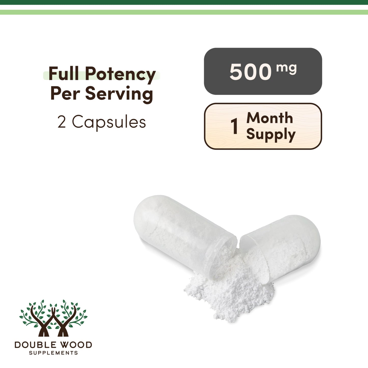Liposomal Glutathione 500mg – 60 Vegan Capsules | Double Wood