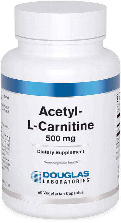 Douglas Laboratories Acetyl L-Carnitine 500 mg — Supports Brain & Nerve Function | 60 Capsules