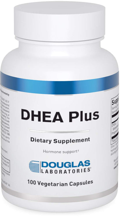 Douglas Laboratories DHEA Plus | 25 mg DHEA Plus Pregnenolone to Support Immune Health, Brain, Bones, Energy Metabolism, and Blood Lipid Metabolism* | 100 Capsules