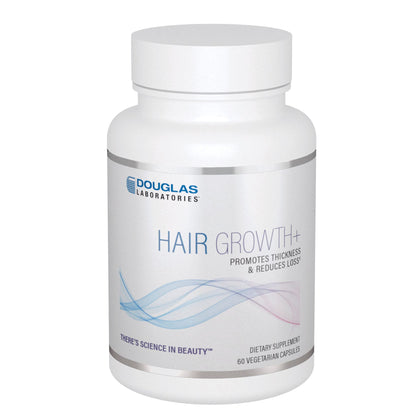 Douglas Laboratories Hair Growth+ | Promotes Thickness & Reduces Hair Loss | 60 Vegetarian Capsules