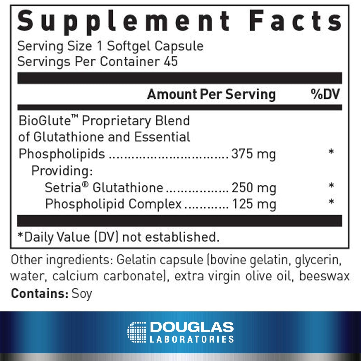 Douglas Laboratories Liposomal Glutathione | Supports Antioxidant Defenses and Detoxification | 45 Softgel Capsules