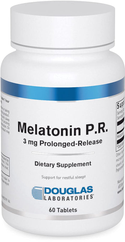 Douglas Laboratories Melatonin Prolonged Release 3 mg | Sleep Support & Immune Health (60 Tablets)