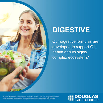 Douglas Laboratories Multi-Probiotic 40 Billion – Synbiotic Probiotics & Prebiotics for Gut Health | 60 Vegetarian Acid-Resistant Capsules