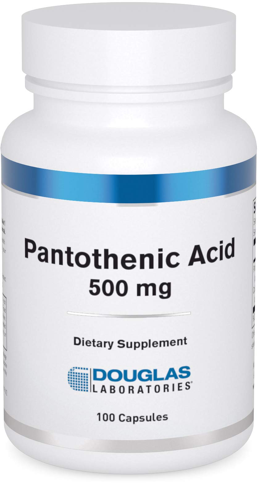 Pantothenic Acid 500 mg (Vitamin B5) – Douglas Laboratories | 100 Capsules