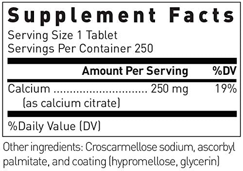 Douglas Laboratories Calcium Citrate | 250 mg Elemental Calcium for Bone & Teeth Support | 250 Tablets