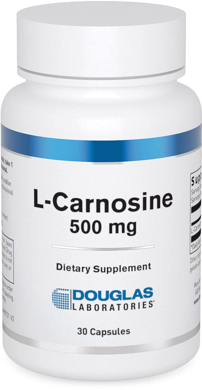 Douglas Laboratories L-Carnosine 500 mg | Amino Acid Support for Brain, Skeletal & Heart | 30 Capsules