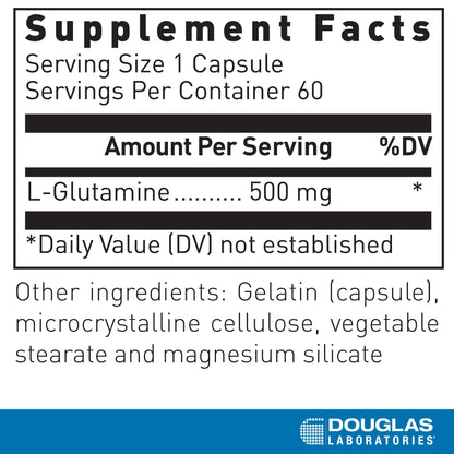 Douglas Laboratories L-Glutamine | Supports Structure and Function of the GI Tract & Immune System | 60 Capsules