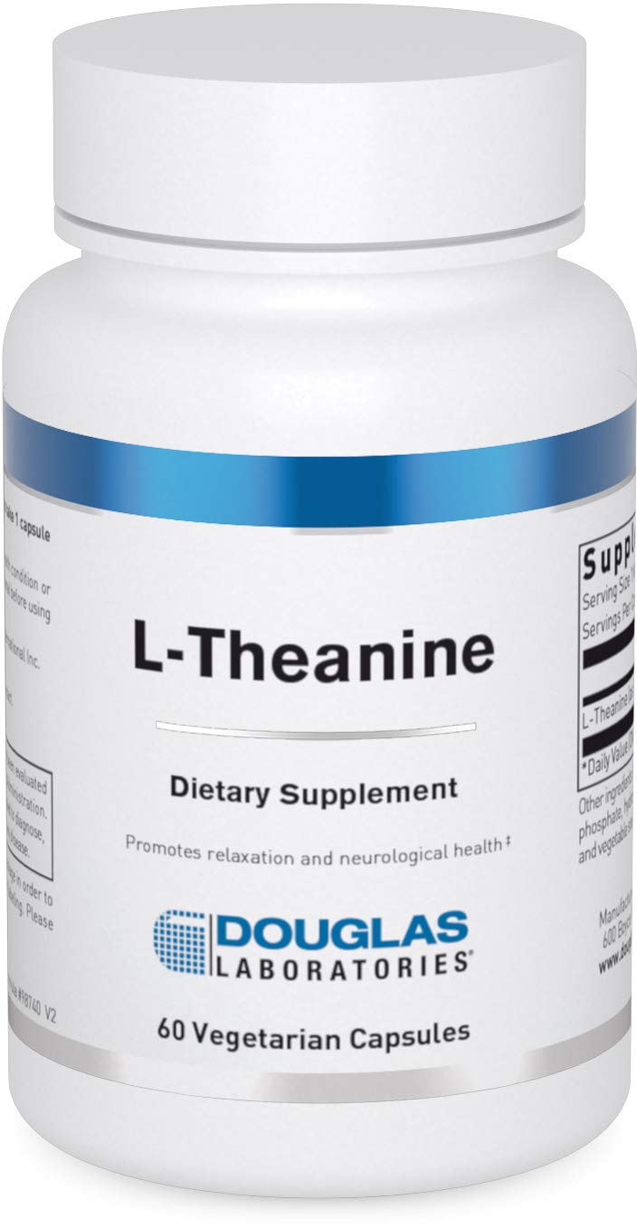 Douglas Laboratories L-Theanine 100 mg – Calm Support, 60 Vegetarian Capsules
