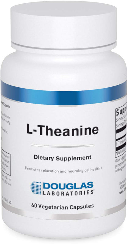 Douglas Laboratories L-Theanine 100 mg – Calm Support, 60 Vegetarian Capsules