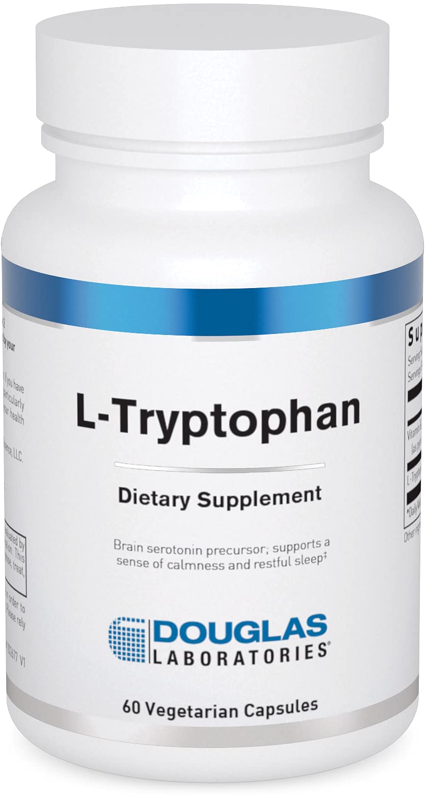 Douglas Laboratories L-Tryptophan | Supports Melatonin Production & Restful Sleep | 60 Vegetarian Capsules