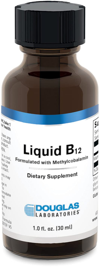 Douglas Laboratories Liquid B12 with Methylcobalamin | Neurological Health Support | 1 Fl Oz