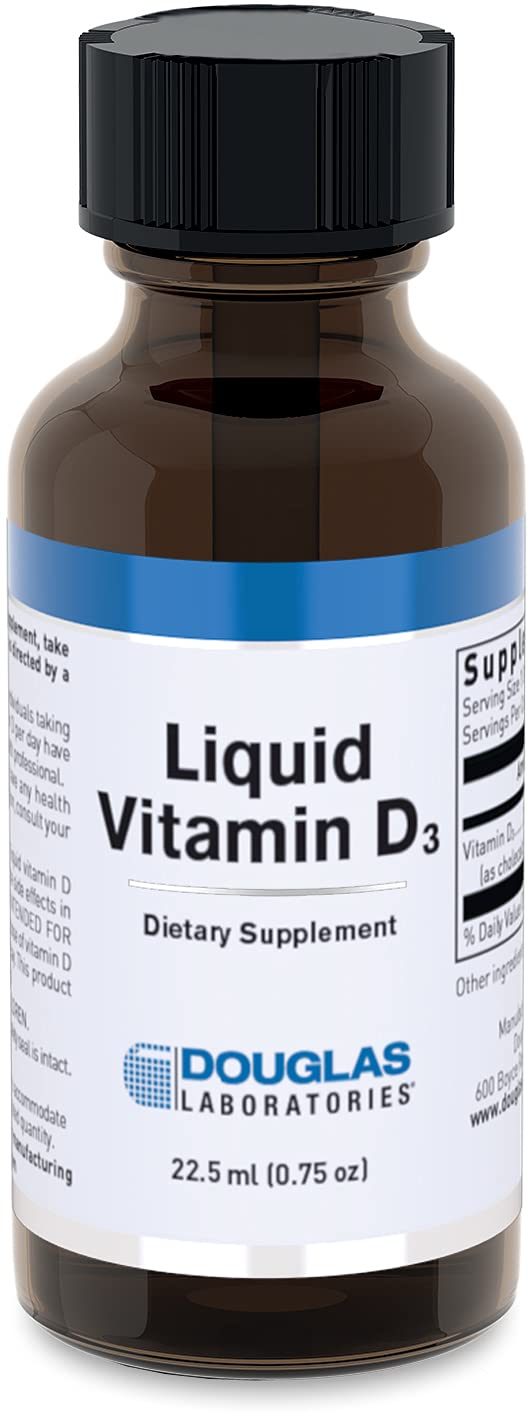 Douglas Laboratories Liquid Vitamin D3 0.75 fl oz | Supports Bones, Immune & Neuromuscular Function