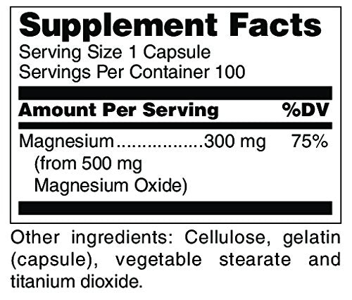 Douglas Laboratories Magnesium Oxide 100 Capsules | Supports Normal Heart Function & Bone Formation*