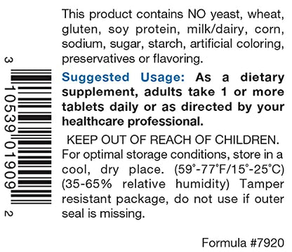 Douglas Laboratories Natural C 1000 mg - Vitamin C for Skin, Blood Vessels, Joints | 100 Tablets