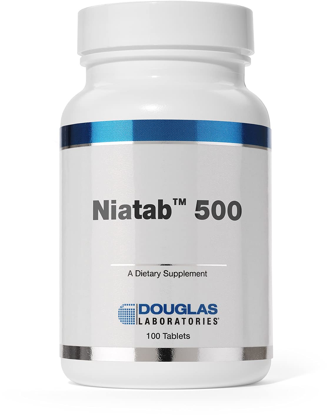 Douglas Laboratories Niatab 500 No-Flush Niacin 500 mg | Sustained Release for Cardiovascular Health | 100 Tablets