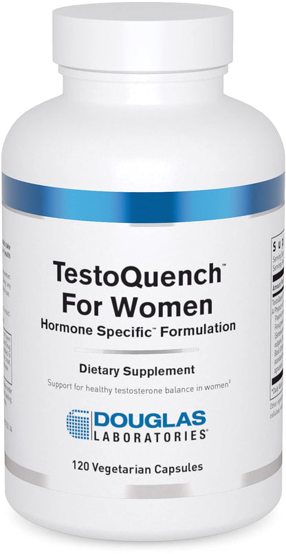 Douglas Laboratories TestoQuench for Women – Memory, Skin, Hair & Heart Health Supplement* – 120 Vegetarian Capsules