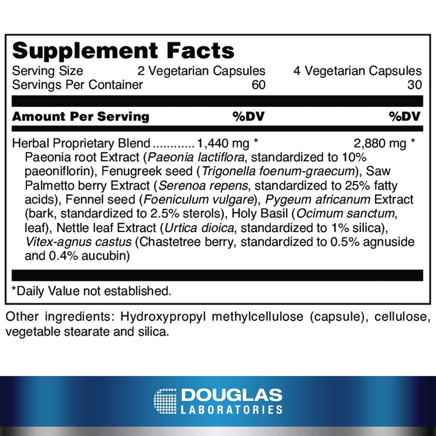 Douglas Laboratories TestoQuench for Women – Memory, Skin, Hair & Heart Health Supplement* – 120 Vegetarian Capsules