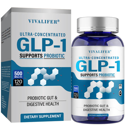 DQQI GLP-1 Booster: Akkermansia Probiotic, 120 Capsules | Metabolism & Gut Health