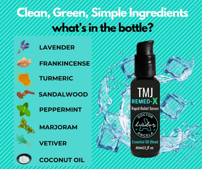 Dr. A's TMJ Remed-X Jaw Relief Serum | Natural TMJ & Teeth Grinding Relief