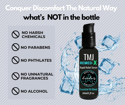 Dr. A's TMJ Remed-X Jaw Relief Serum | Natural TMJ & Teeth Grinding Relief