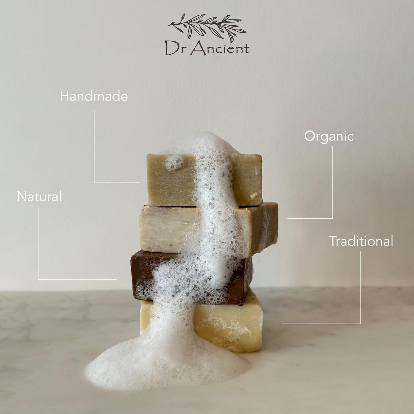 Dr.Ancient Stinging Nettle & Pine Tar Soap – Organic Handmade Vegan, No Chemicals