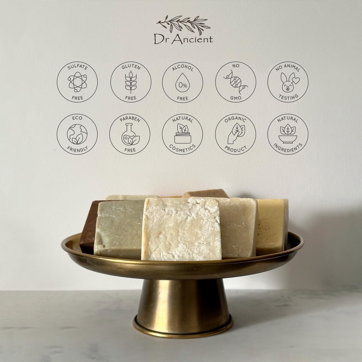 Dr.Ancient Stinging Nettle & Pine Tar Soap – Organic Handmade Vegan, No Chemicals