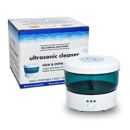 Dr. B Dental Ultrasonic Cleaner – High-Frequency Cleaning for Dentures & Aligners