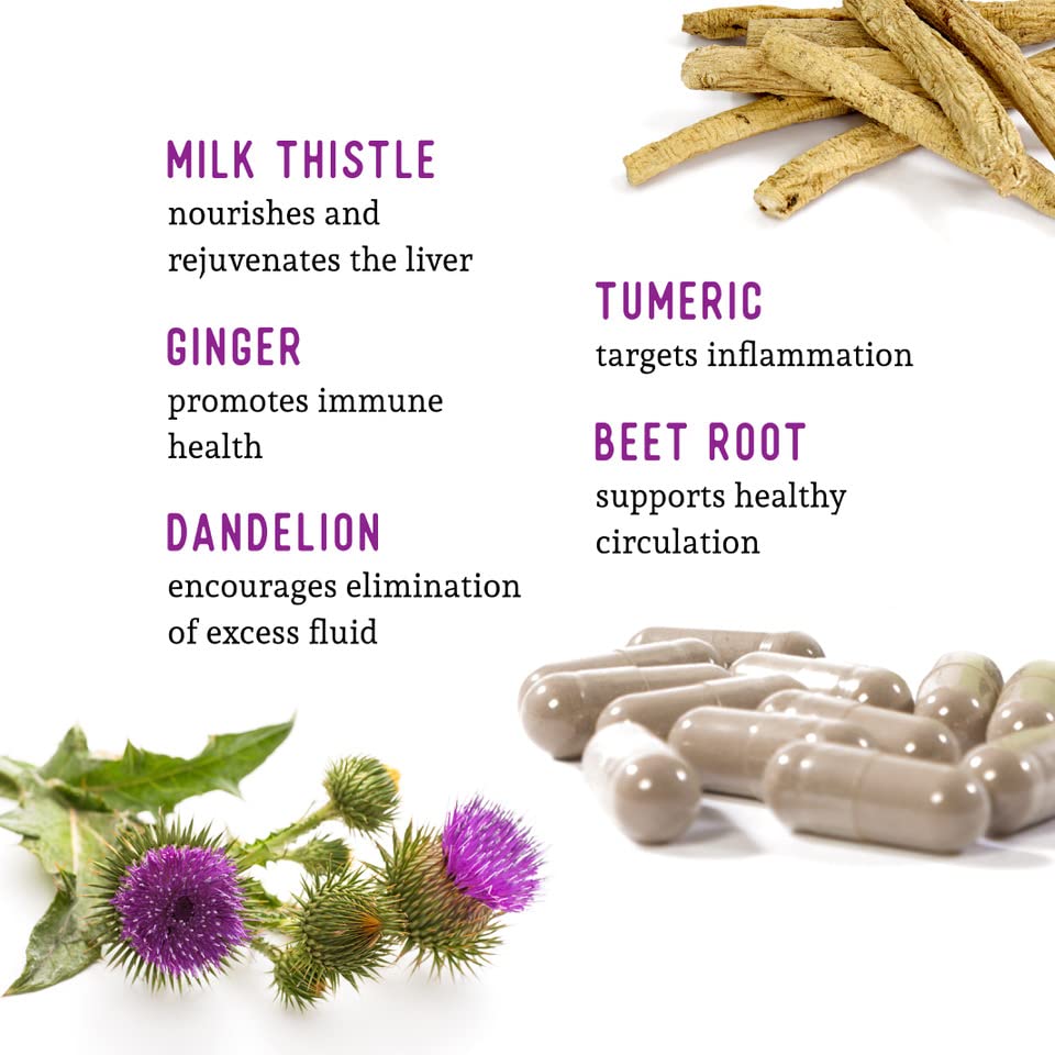 Dr. Barry's Total Liver Supplement – Milk Thistle, Artichoke & Dandelion Root | 60 Capsules