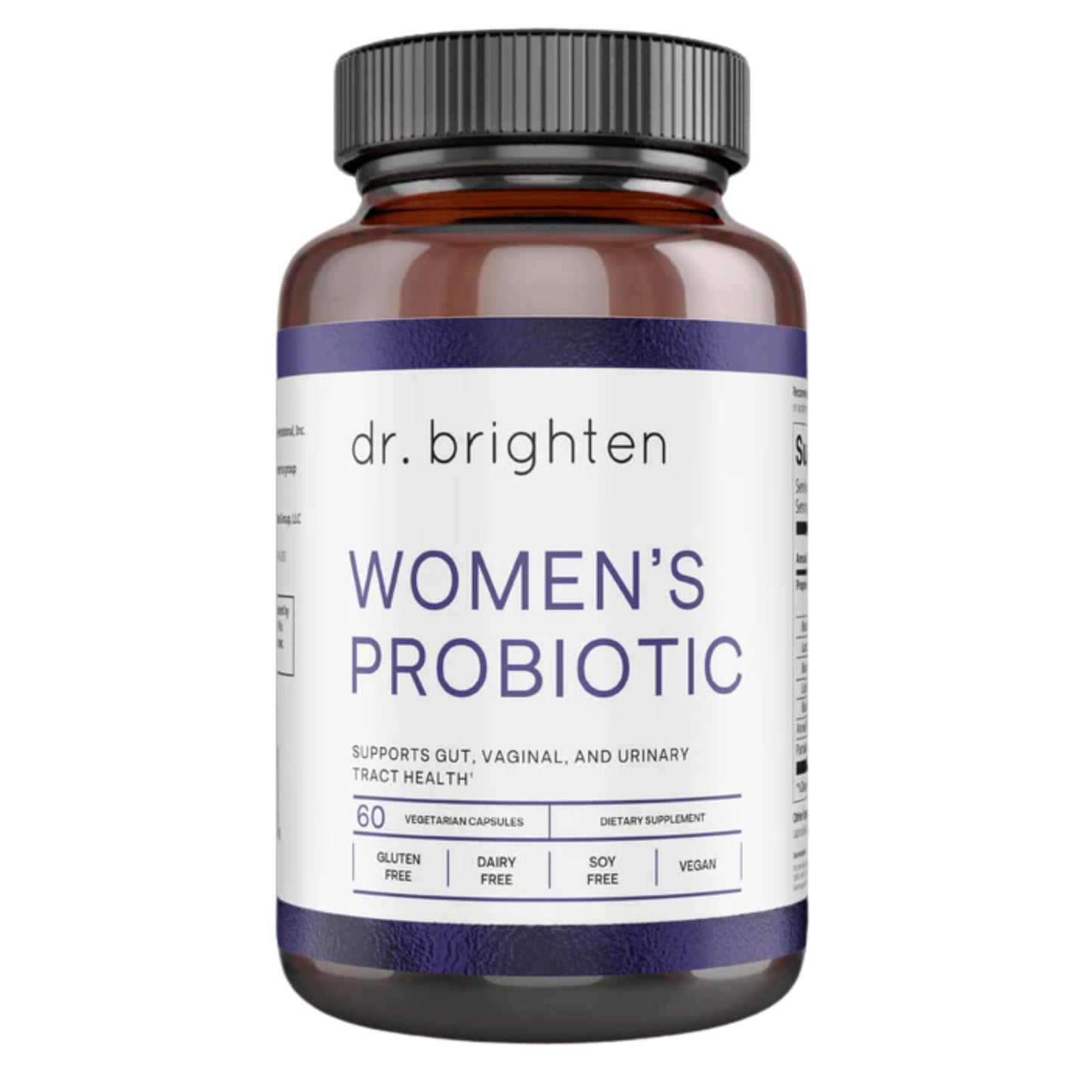 Dr. Brighten Women’s Probiotic – Probiotics, Prebiotics, Antioxidants & Sunfiber | 60 Capsules