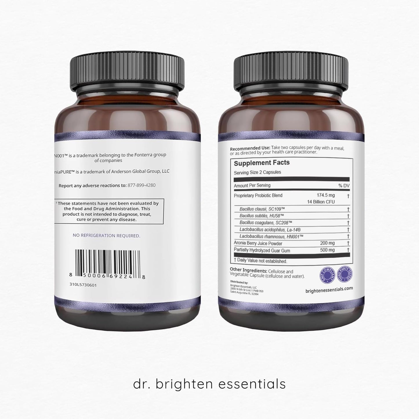 Dr. Brighten Women’s Probiotic – Probiotics, Prebiotics, Antioxidants & Sunfiber | 60 Capsules