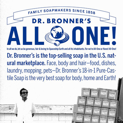 Dr. Bronner’s All-One Toothpaste - Peppermint, 5 oz | 70% Organic, Fluoride-Free, SLS-Free, Vegan