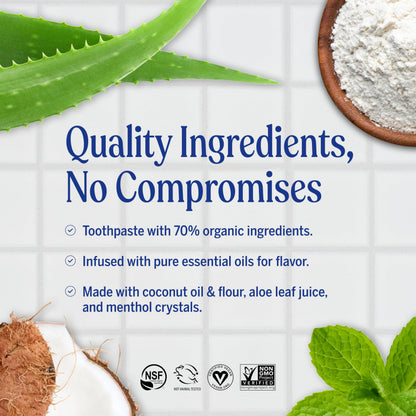 Dr. Bronner’s All-One Toothpaste Spearmint 5 oz 3-Pack – Fluoride-Free