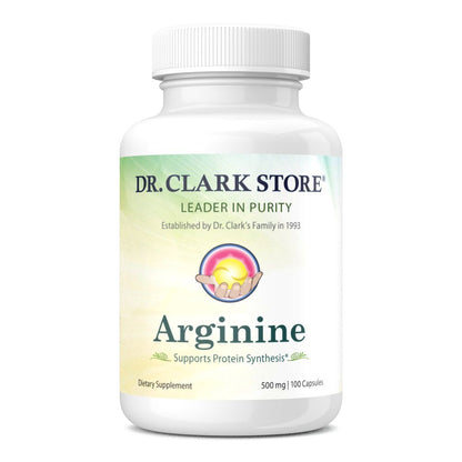 Dr. Clark Arginine 500mg – 100 Gelatin Capsules