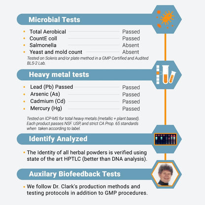 Dr. Clark Ginger Root Supplement - Digestive Support 500 mg, 100 Capsules
