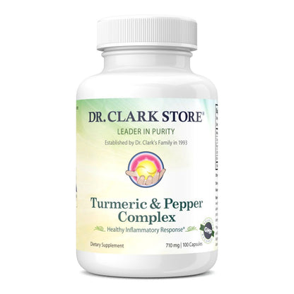 Dr Clark Store Turmeric & Black Pepper Extract – 710mg, 100 Capsules