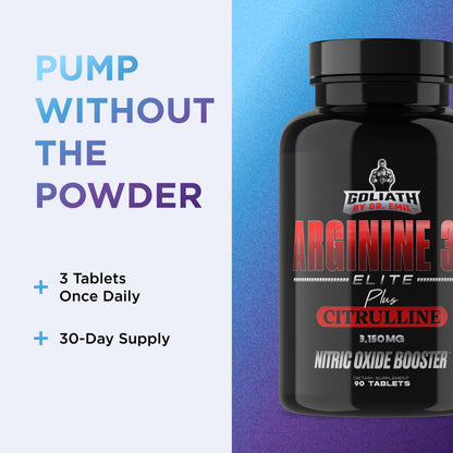 Dr. Emil Elite L Arginine 3150mg + L-Citrulline | Nitric Oxide Booster - 90 Tablets