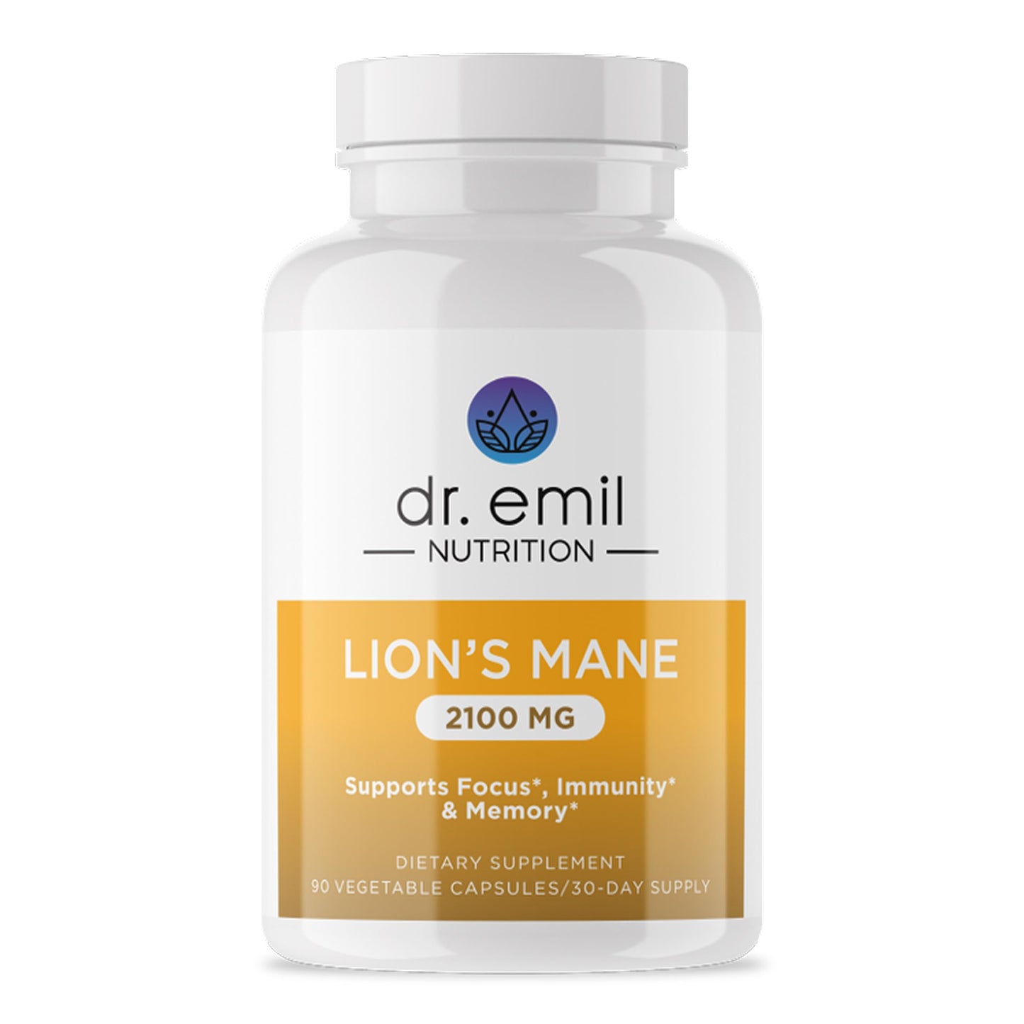Dr. Emil Nutrition 2100mg Organic Lion's Mane – Focus & Cognition