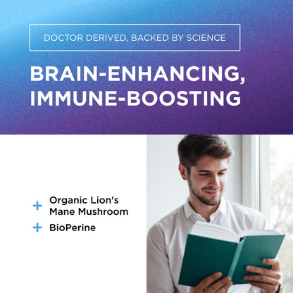 Dr. Emil Nutrition 2100mg Organic Lion's Mane – Focus & Cognition