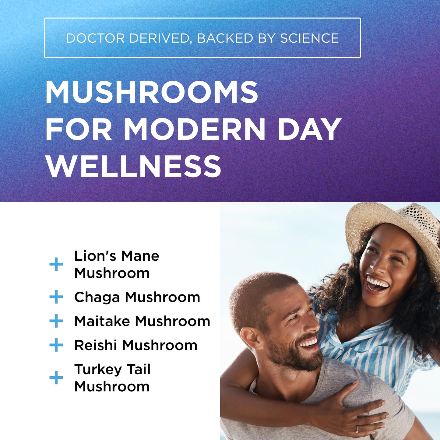 Dr. Emil Nutrition 9000mg Lion's Mane Capsules – Organic Mushroom Blend with Chaga, Reishi & Maitake