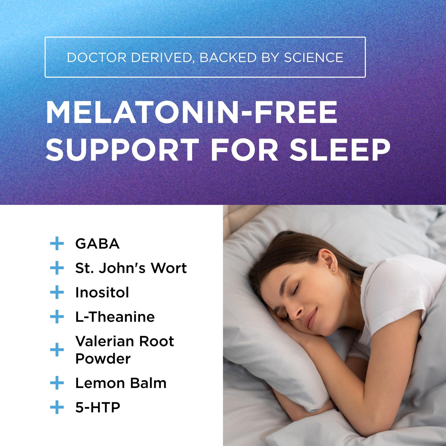 DR. EMIL NUTRITION EZ Doze Melatonin-Free Natural Sleep Aid with L-Theanine, GABA & 5HTP – Extra Strength Sleeping Pills for Adults – 60 Veggie Capsules
