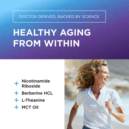 DR. EMIL NUTRITION NAD+ Boost – Nicotinamide Riboside NAD+ Supplement for Longevity, Healthy Aging & Cellular Regeneration | Berberine, L-Theanine & Niacin | 30-Day Supply